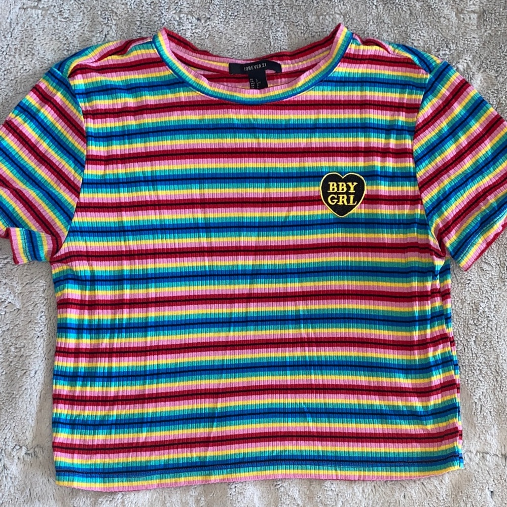Forever 21 Multicolor Crop